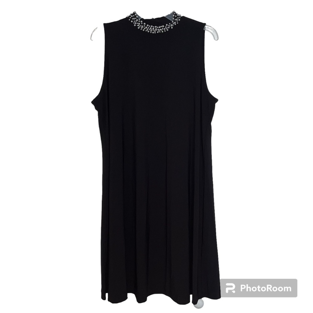 NWT CATO size 14/16W women’s black sleeveless dress